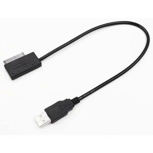 NEW USB 2.0 to Mini Sata II 7+6 13Pin Adapter Converter Cable For CD/DVD ROM HDD